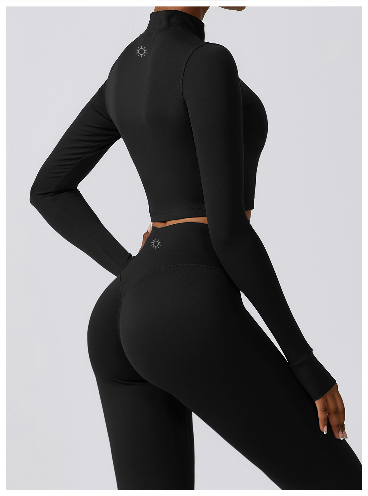 ANYTHING BUT BASIC Cropped Active Jacket